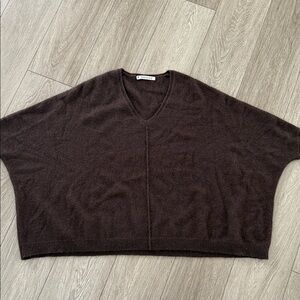 Mansted yak wool women’s poncho zorro sweater